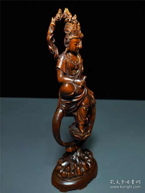 黄杨木木雕观音像 艺术与灵性的交融