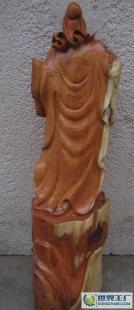 中华第一根 红豆杉关公根雕——木雕艺术的威武传奇